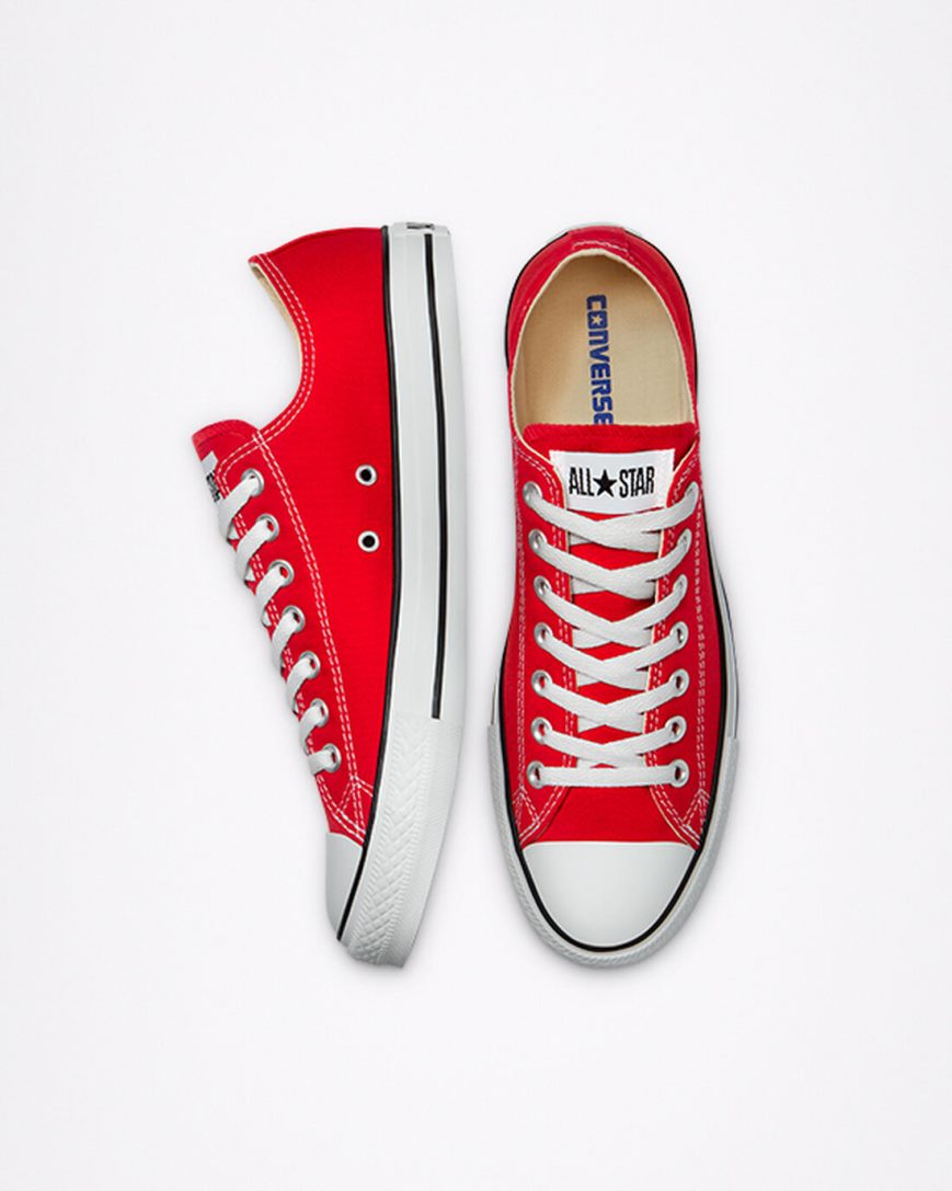 Tenis Converse Chuck Taylor All Star Classicos Cano Baixo Masculino Vermelhas | PT N039741